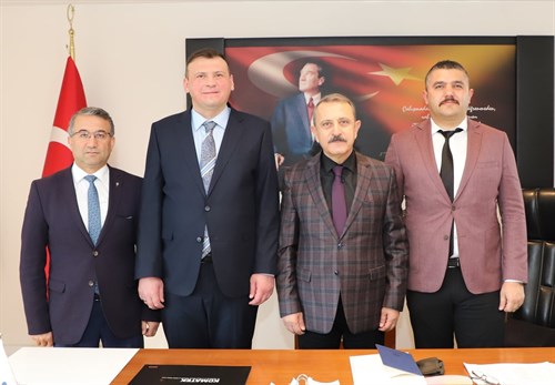 Genel Sekreter Ertilav, İller Bankası Antalya Bölge Müdürü Fuat Koçal ile Görüştü.