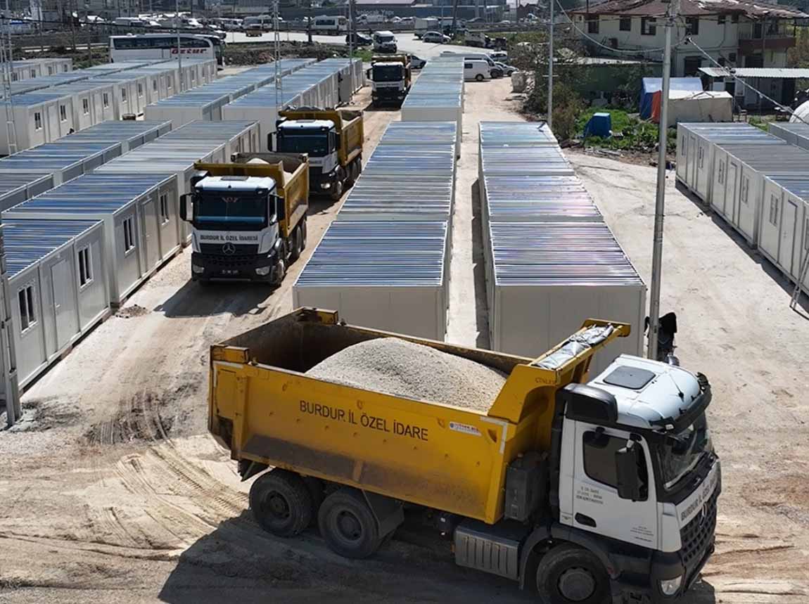BURDUR İL ÖZEL İDARESİ DEPREM BÖLGESİNDE